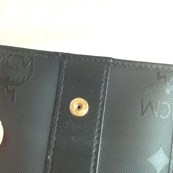 Unisex Amazing MCM Monogram Small Wallet Card ID Case - Picture 12 of 12